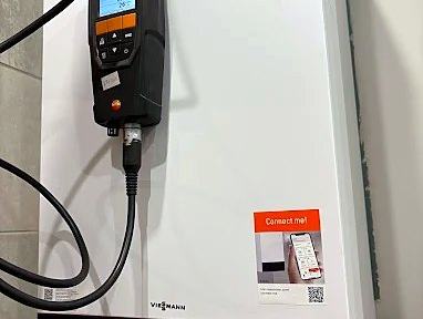 Uruchomienie kotła kondensacyjnego Viessmann z pomiarem spalin